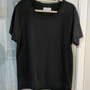 Tunic short sleeve sweatshirt